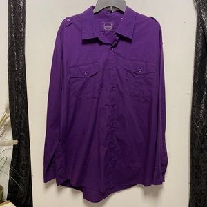 BRUNO Long Sleeve or 3/4 Sleeve Button Down Shirt Sz 2XLT